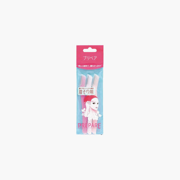 Shiseido Prepare L Type Eyebrow Razor 3 Piece Set Japan